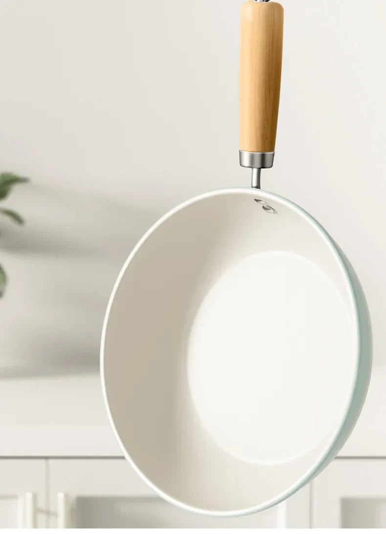 Poêle céramique à fond plat -