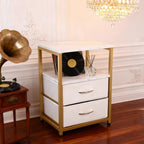 Table de nuit avec revêtement solide -