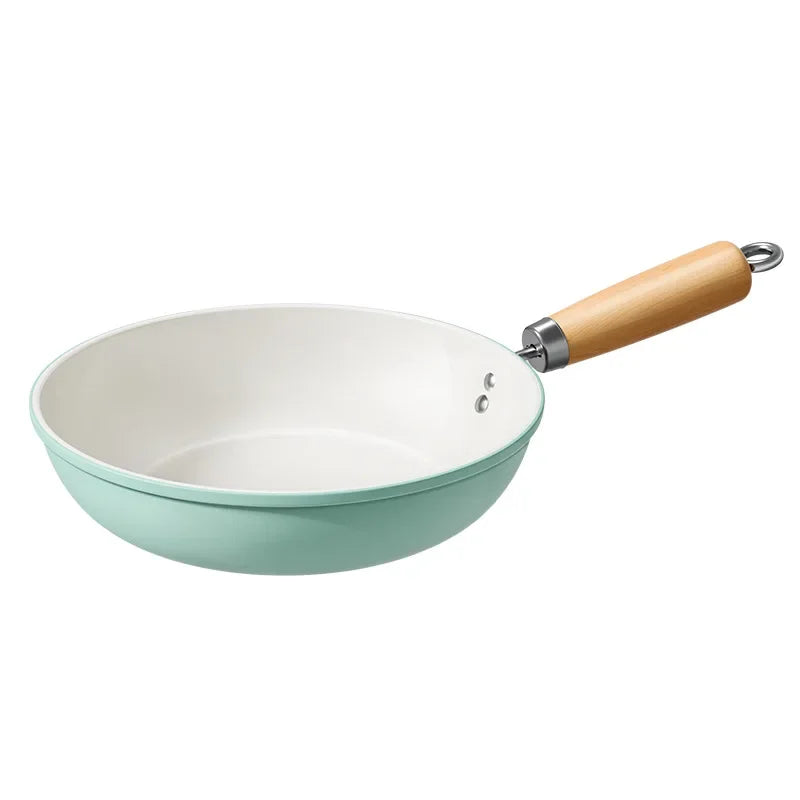 Poêle céramique à fond plat -