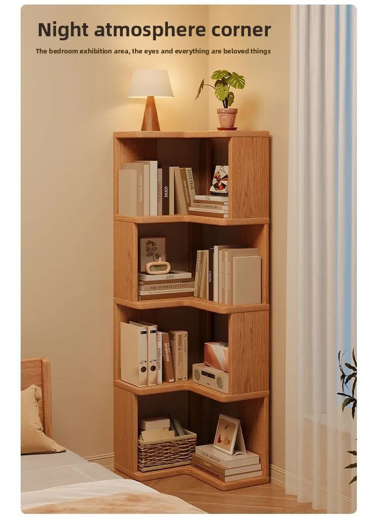 Étagère d'angle salon moderne -