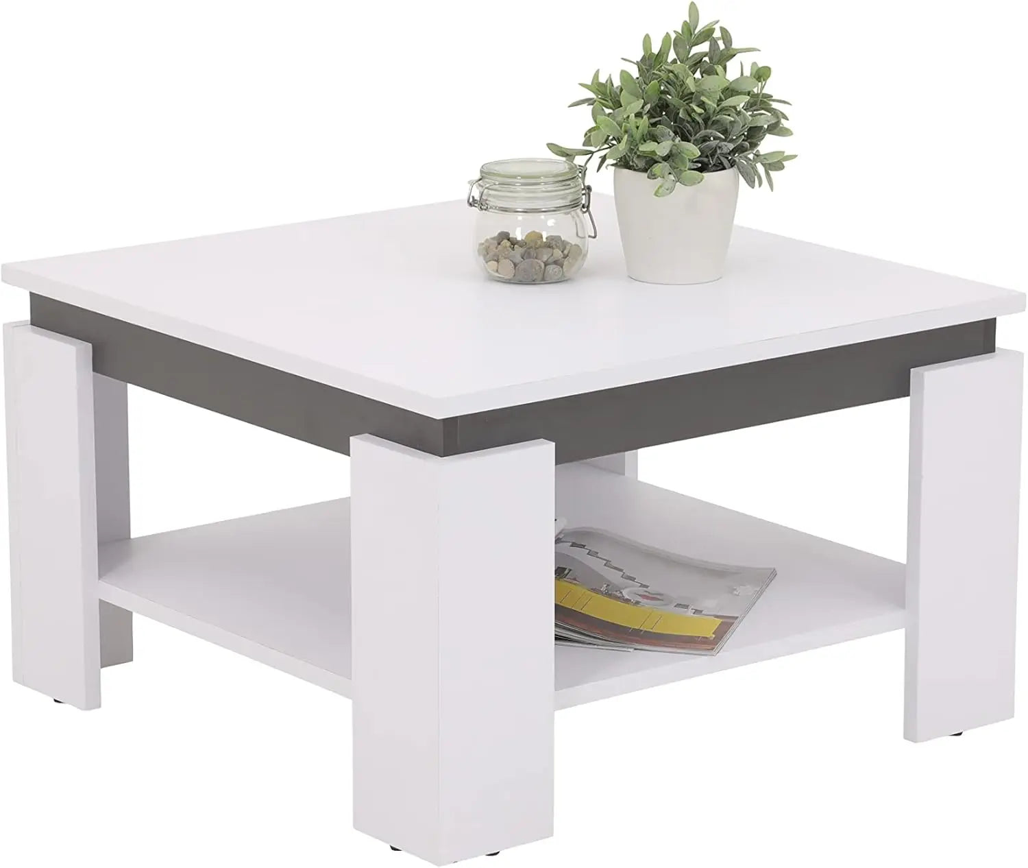 Table basse bois salon moderne -