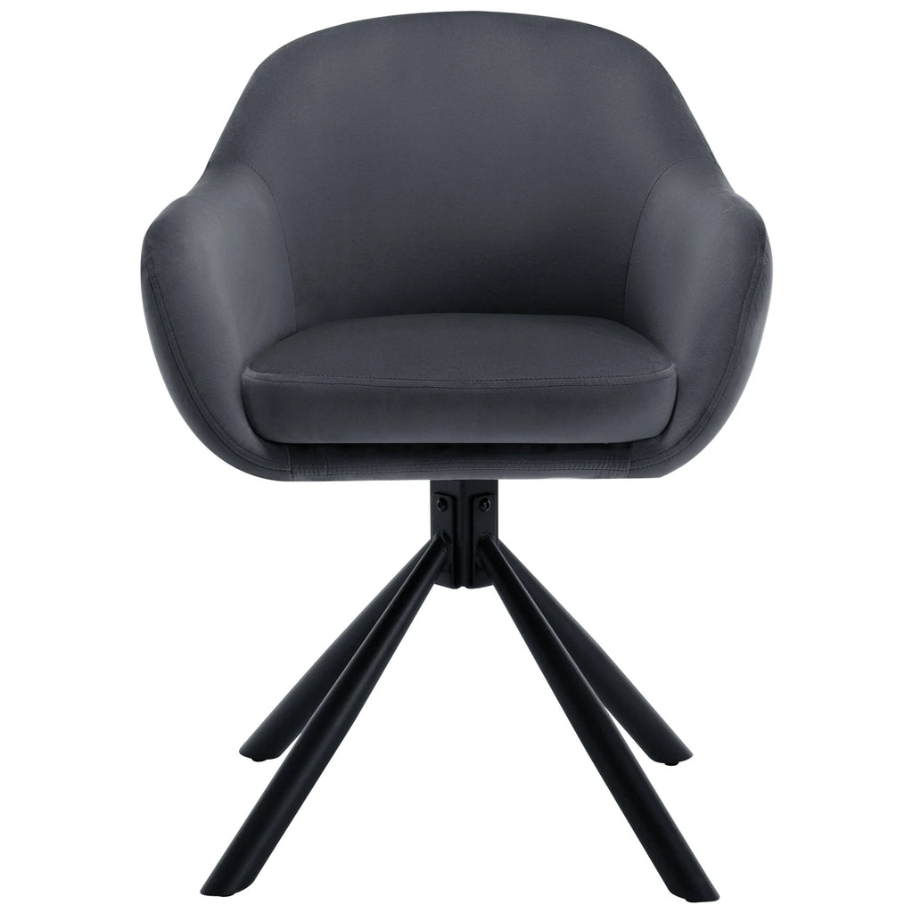 Chaise salle à manger pivotante de luxe premium 2 pièces -