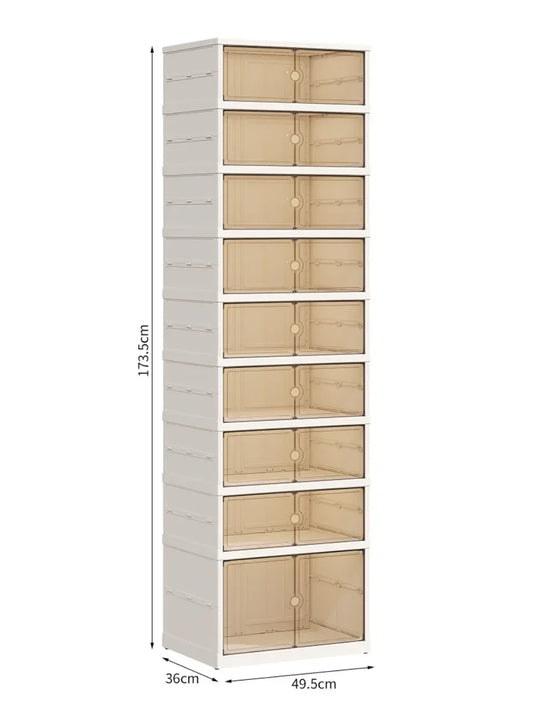 Meuble à chaussure chic cabinet multifonction -