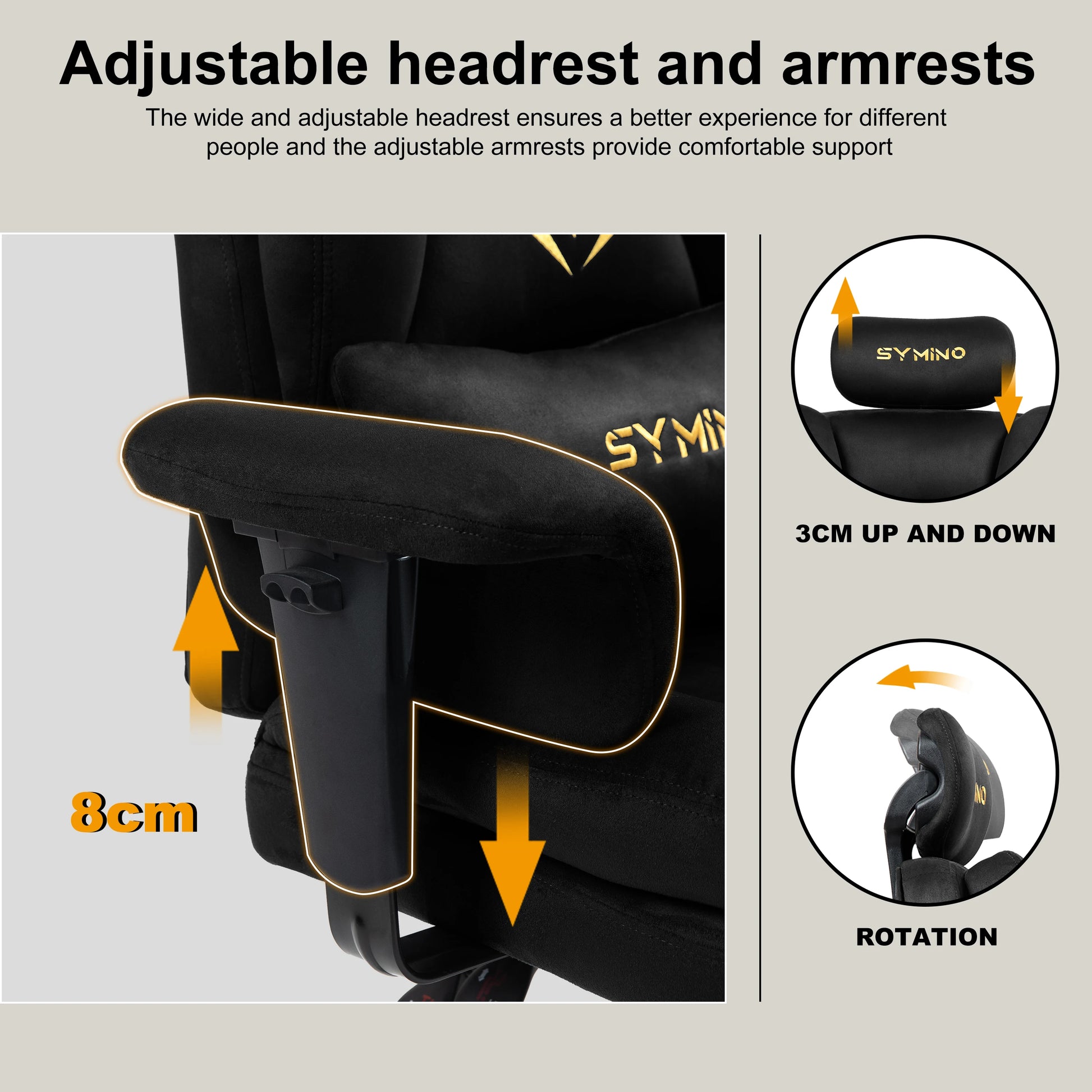 Chaise de bureau pro ultra moderne -