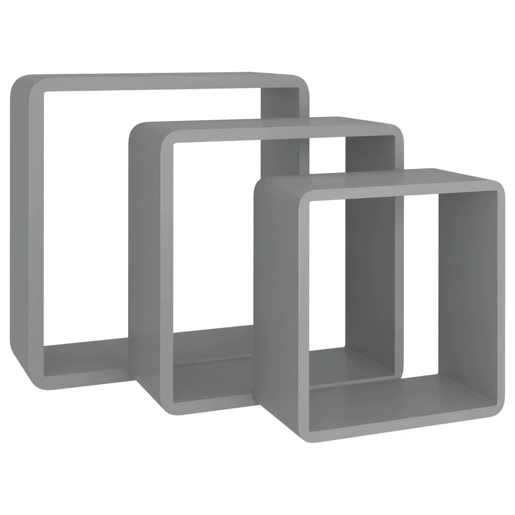 étagère murale cube 3 pcs moderne -