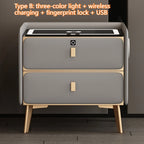 Table de nuit bois moderne de luxe - F