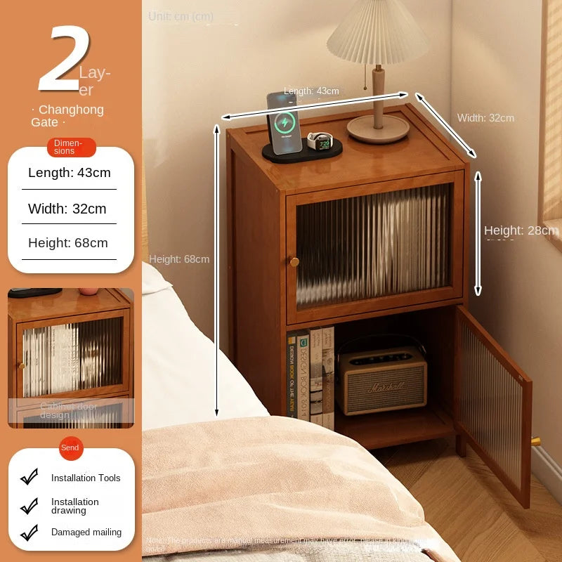 Table de nuit chambre classique - 1 pièce - I - 43cm
