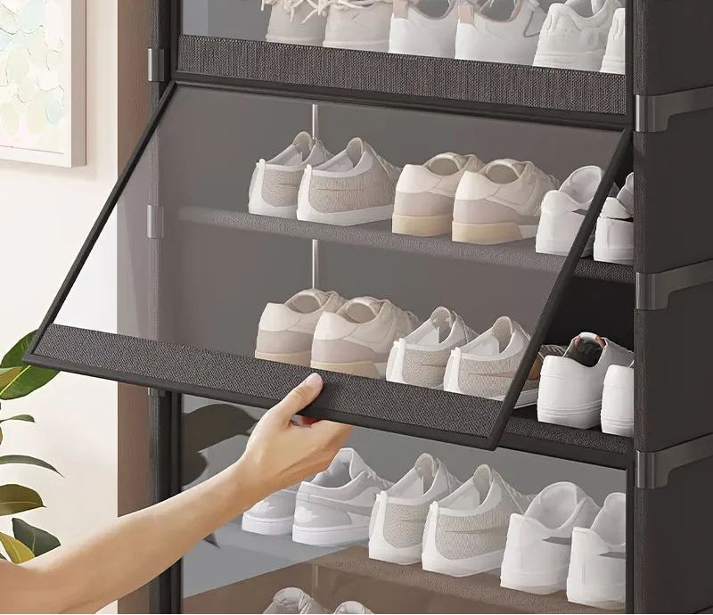 Meuble à chaussure noir tendance -