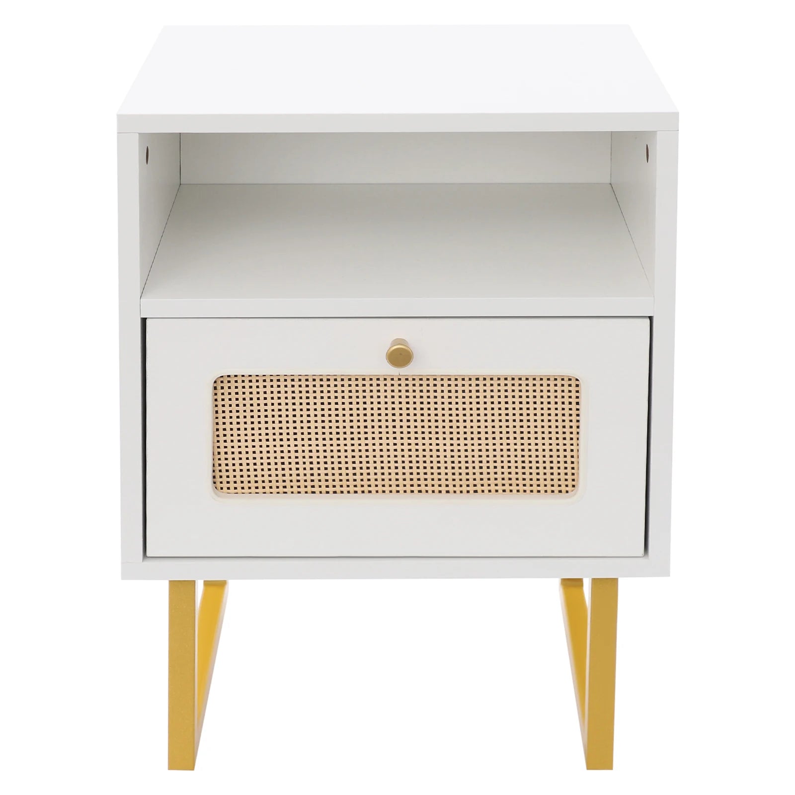 Table de nuit rotin robuste -