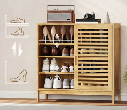 Meuble à chaussure couleur naturelle pour 16 pairs de chaussures 80X35X80 cm - vente privée 14:201739807;200007763:201336104;5:-1