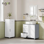 Meuble de rangement à tiroirs blanc -