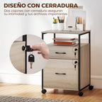 Petit meuble de rangement de bureau 44x40x66,5 cm -