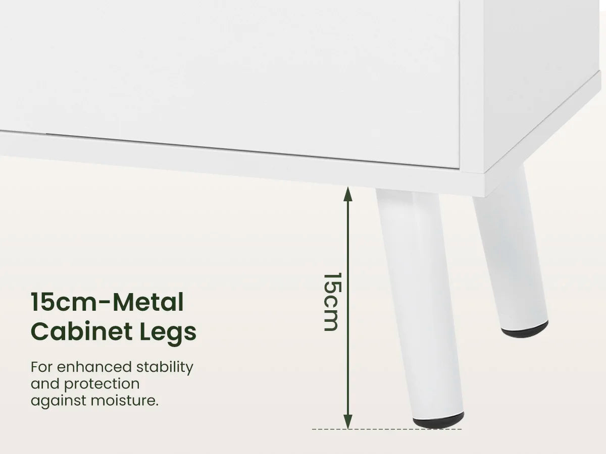 Meuble salle de bain en bois moderne 60x30x60.5cm -