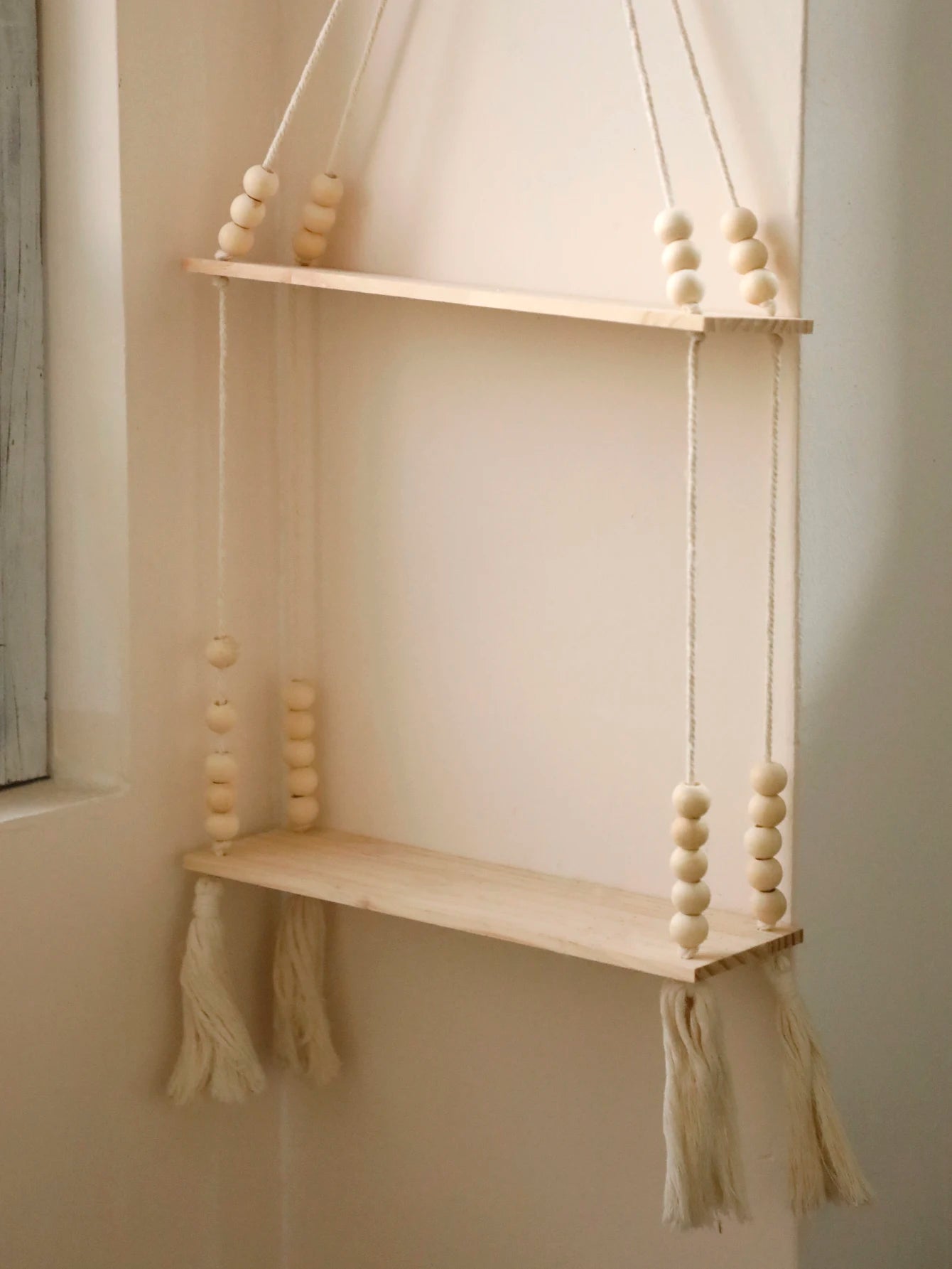 étagère bois rangement mural -