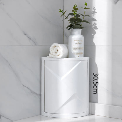 Étagère d'angle originale et moderne - Blanc1 niveau