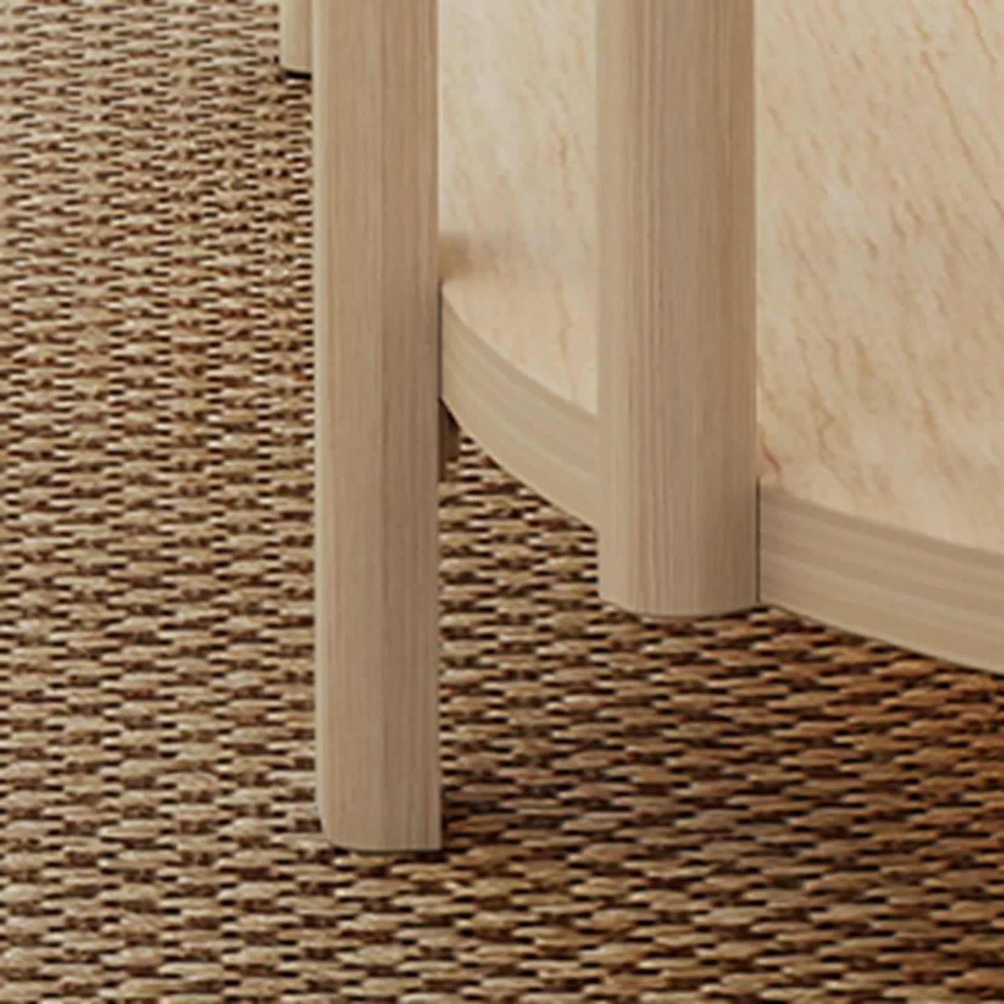 Table basse bois double plateau -