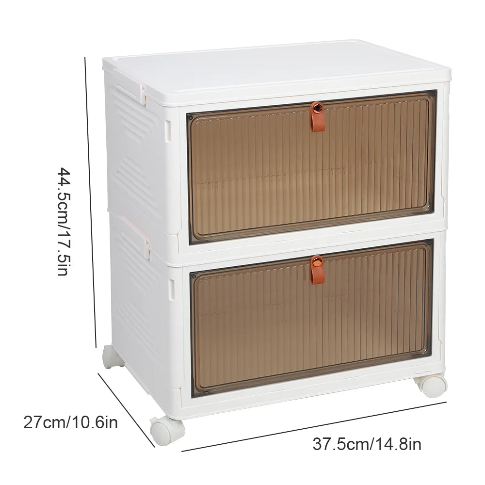 Meuble à chaussure pour extérieur de style boite de rangement - 2 étages Meuble chaussure