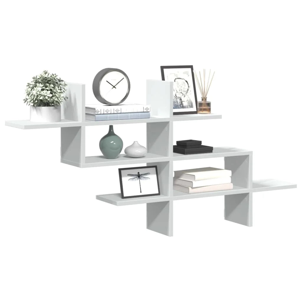 étagère murale fixation invisible 124.5x18x60.5 cm -