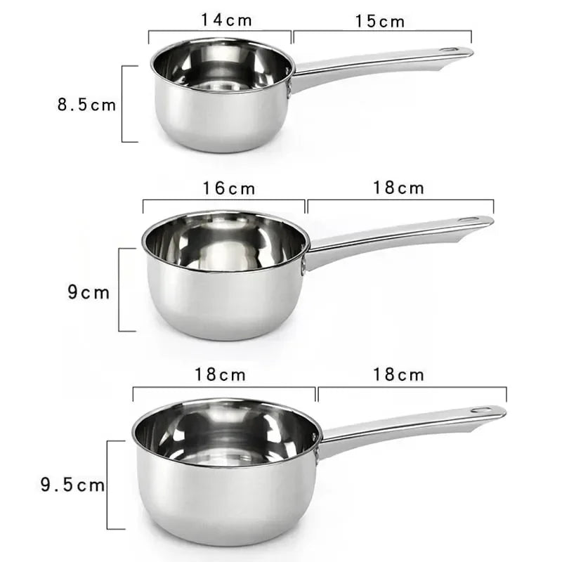 Petite casserole inox sans couvercle -