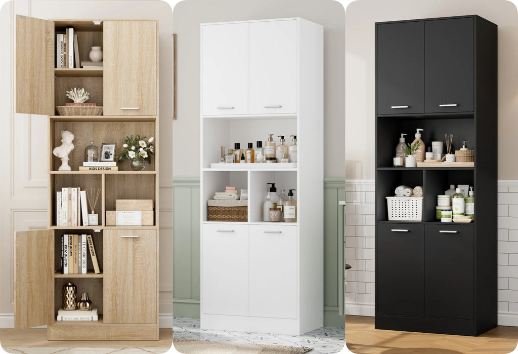 Meuble de rangement pour chambre adulte ou salon 180.5x60x40cm -