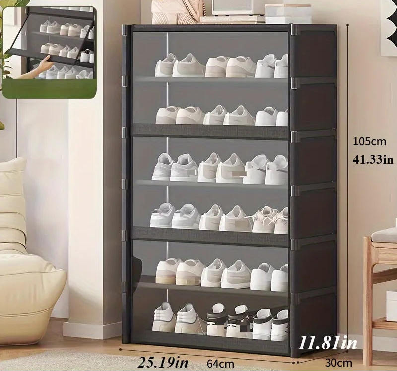 Meuble à chaussure noir tendance -