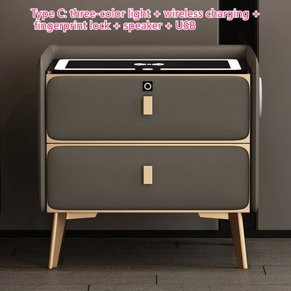 Table de nuit bois moderne de luxe - DC