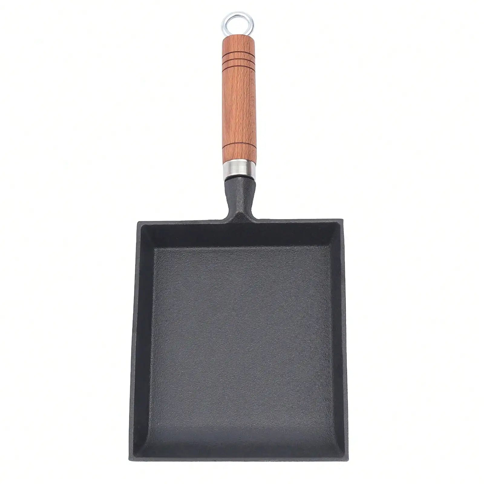 Poêle en fonte en forme de pelle -