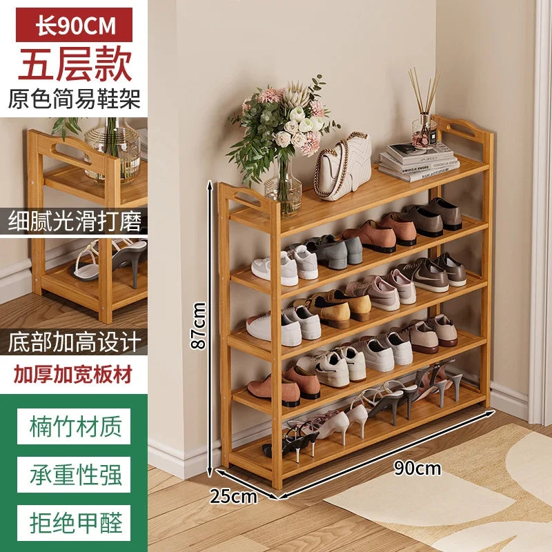 Meuble à chaussure en bois massif d'intérieur - style13