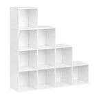 Meuble de rangement escalier cubique 120 x 120 x 30 cm - Blanc Meuble de rangement