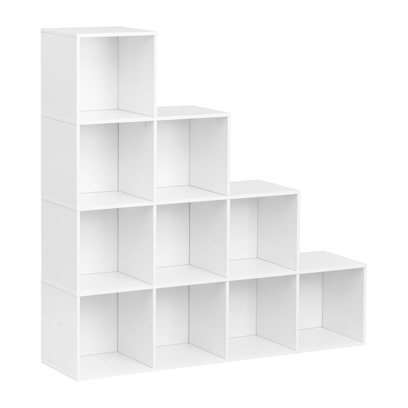 Meuble de rangement escalier cubique 120 x 120 x 30 cm - Blanc Meuble de rangement