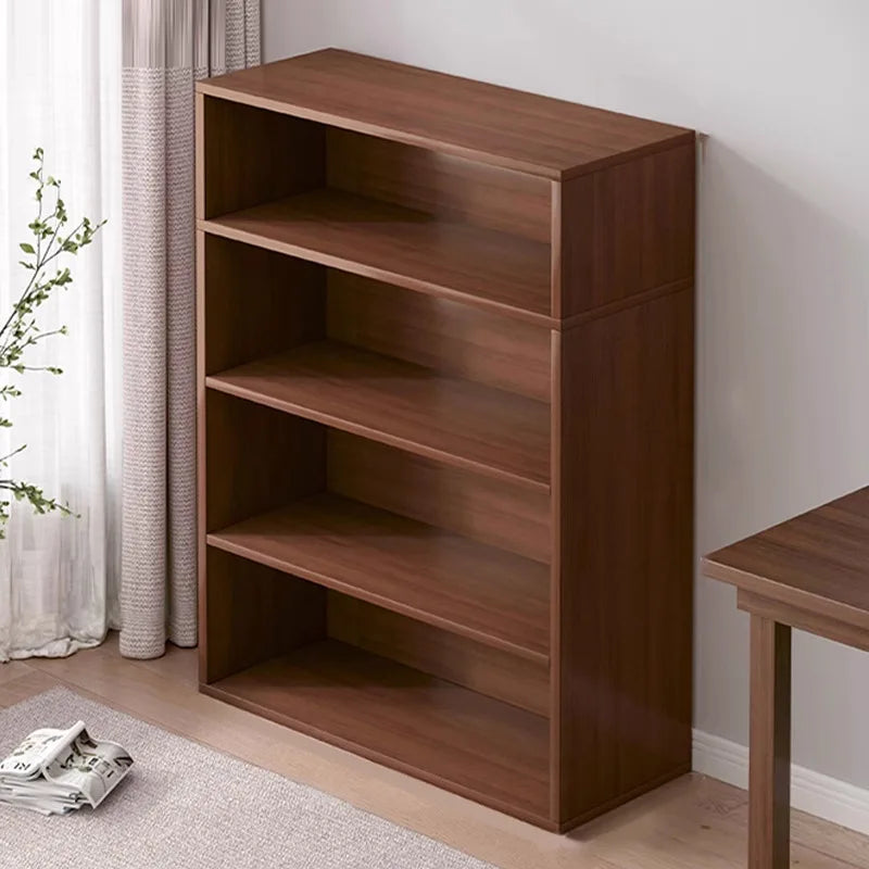 Meuble de rangement en bois multi niveaux -