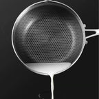 Casserole inox avec couvercle -