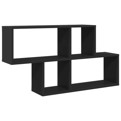 étagère murale toilette 100x20x53 cm - Noir