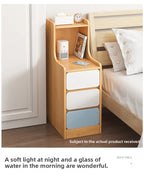 Table de nuit compacte avec 3 tiroirs moderne -