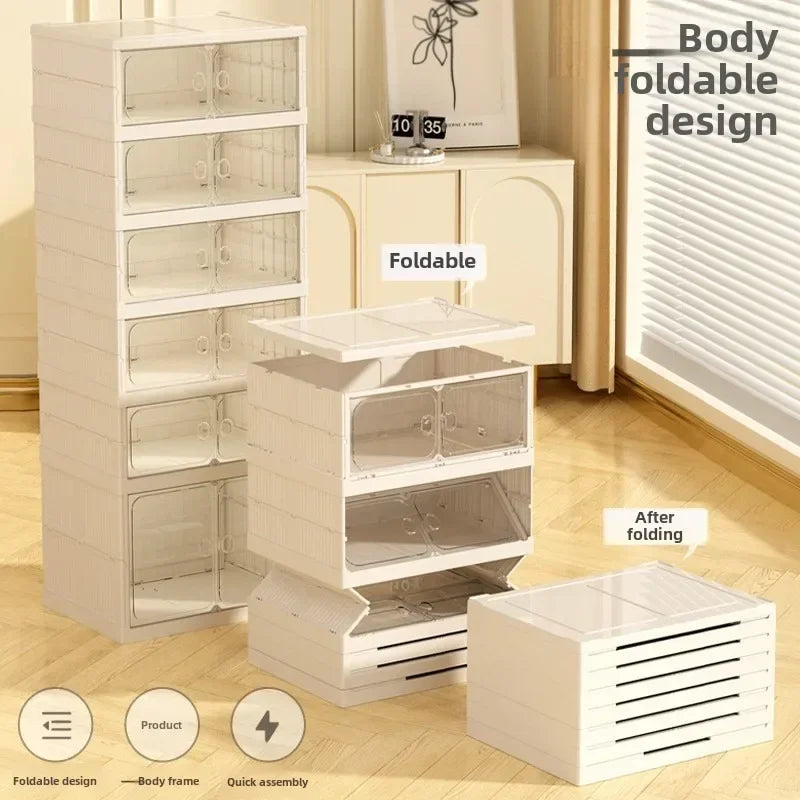 Meuble à chaussure chic cabinet multifonction -