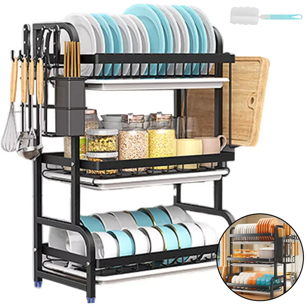 étagère cuisine métallique -