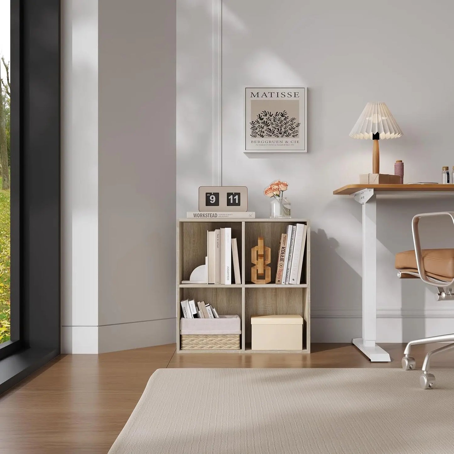 Étagère cube rangement en bois -