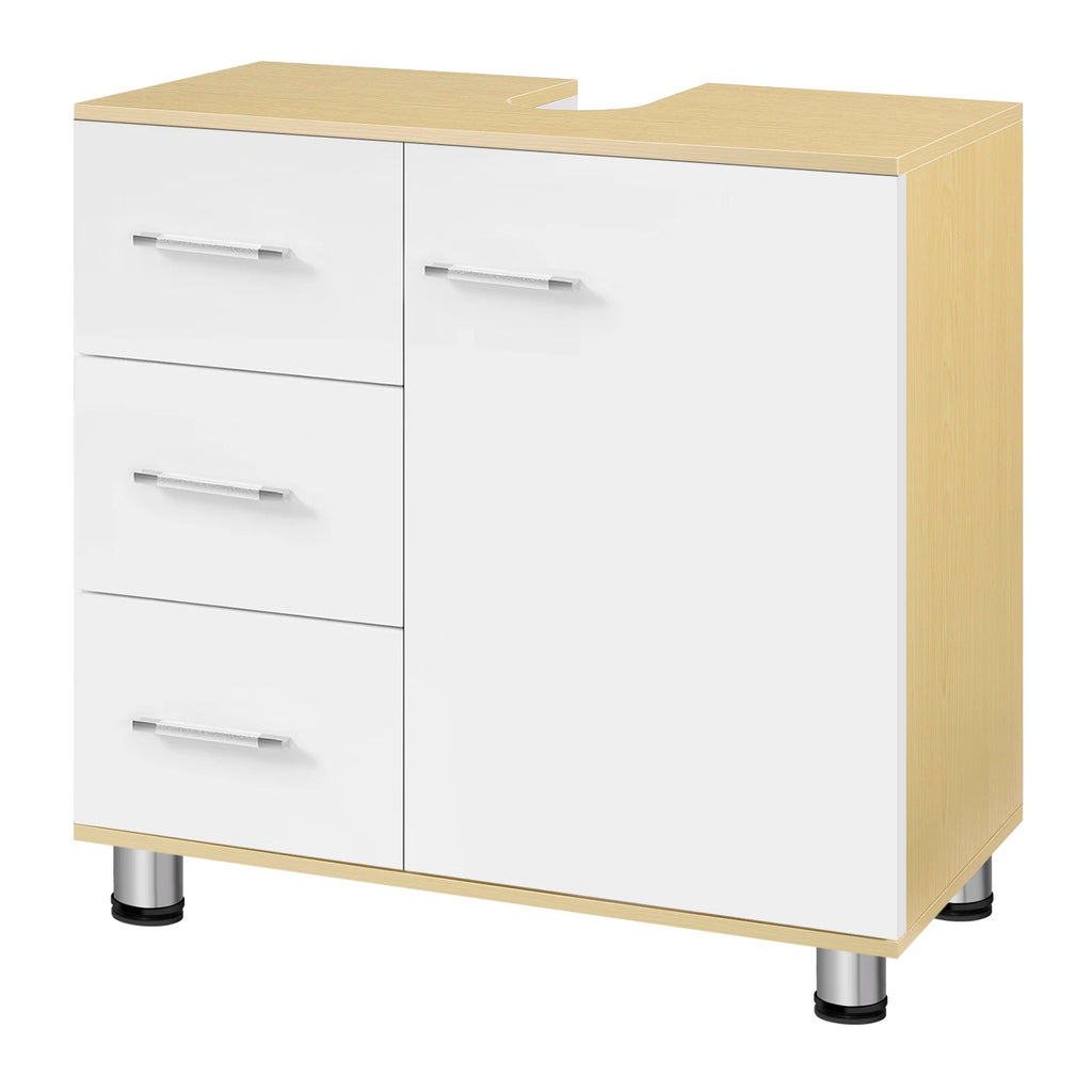 Meuble de rangement à tiroirs blanc -