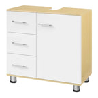 Meuble de rangement à tiroirs blanc -