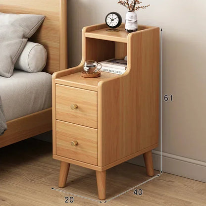 Table de nuit d'angle pour chambre à coucher - 20x40x61cm style3