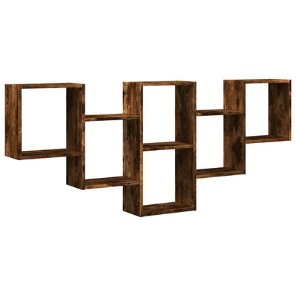 étagère murale moderne 159x18x66 cm - Marron D