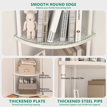 Étagère d'angle design simple à plusieurs étages -