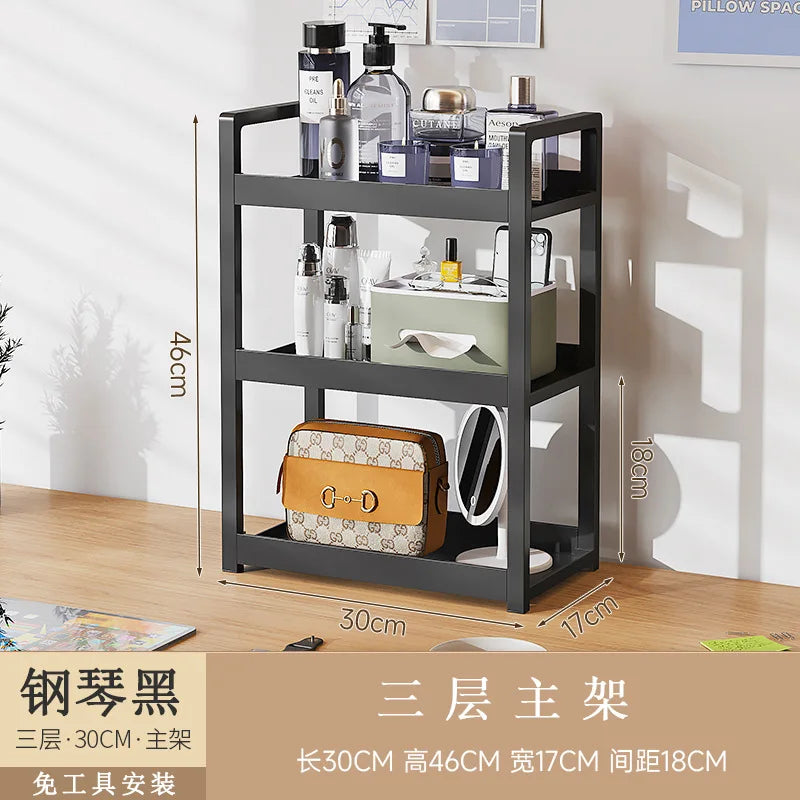 étagère bureau pour fourniture - 3Tier Noir 30cmA