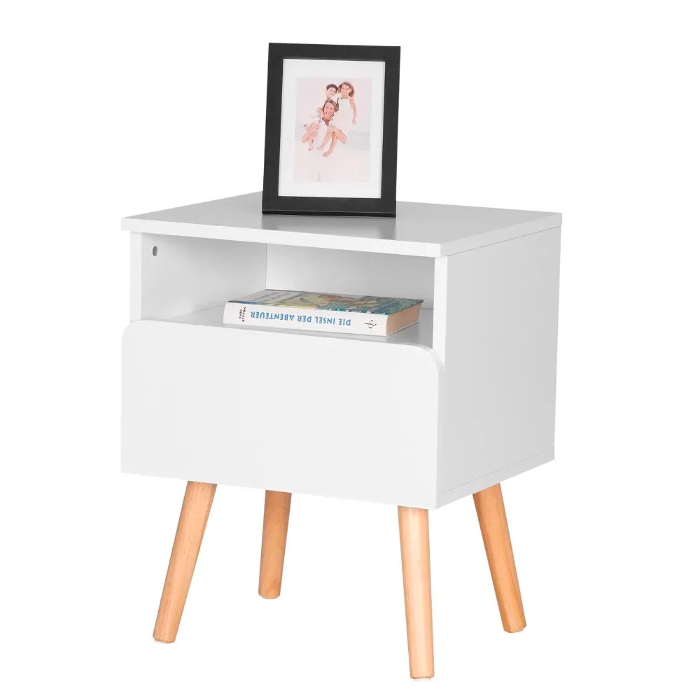 Table de nuit bois pratique 2 ensembles -