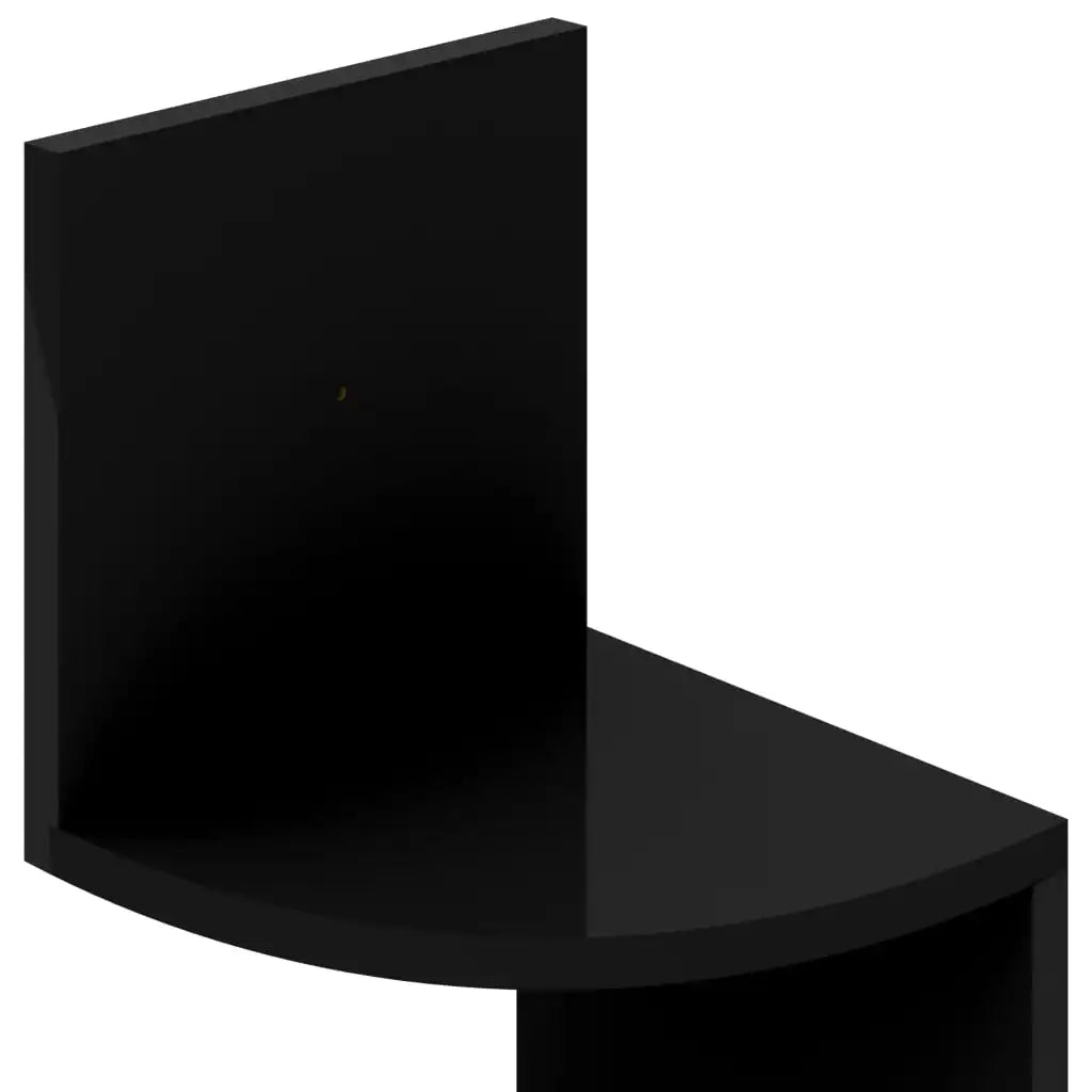 étagère murale d'angle 19x19x123 cm -