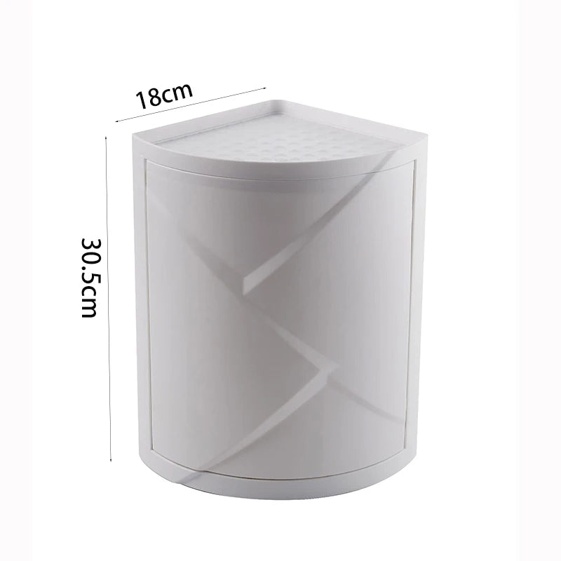 Étagère d'angle originale et moderne - Gris 1 niveau