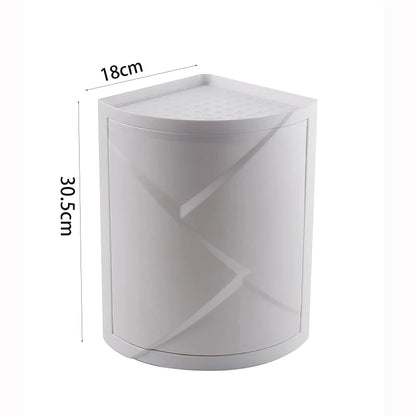 Étagère d'angle originale et moderne - Gris 1 niveau