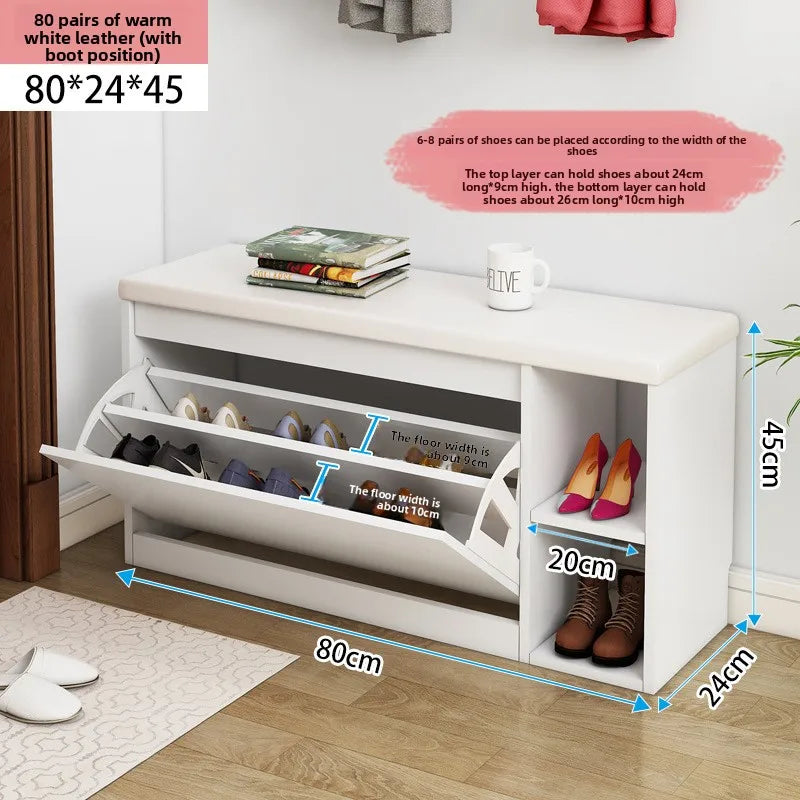 Meuble à chaussure banc premium - E