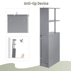 Meuble de rangement niche étroite de salle de bain -