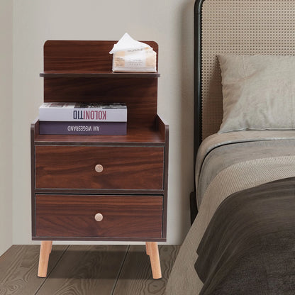 Table de nuit bois massif compacte -